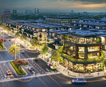 Vẽ phối cảnh 3d Shophouse dự án bất động sản