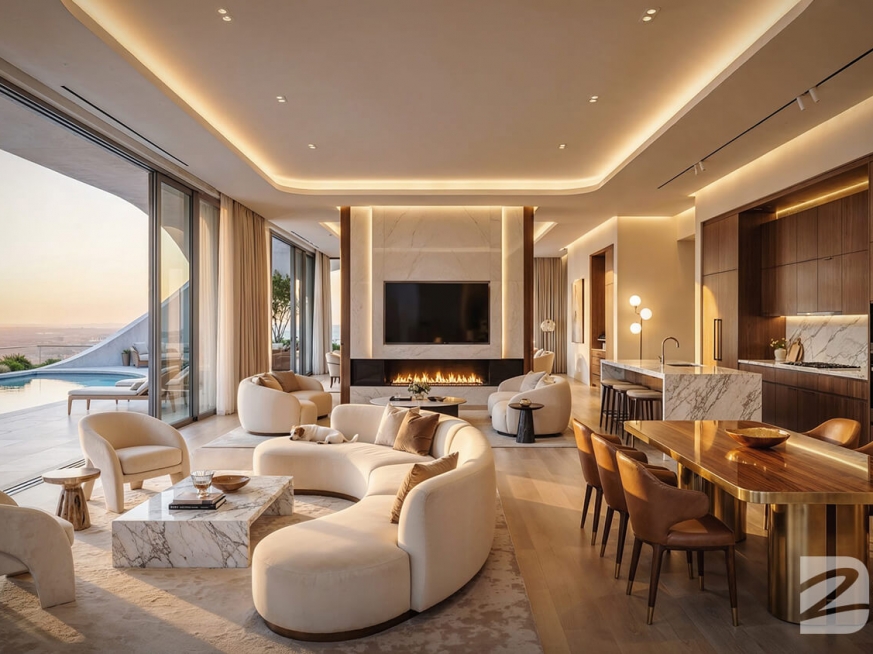 Thiết kế phối cảnh nội thất dự án