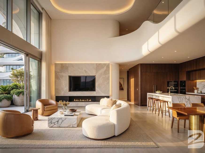 Thiết kế phối cảnh nội thất dự án